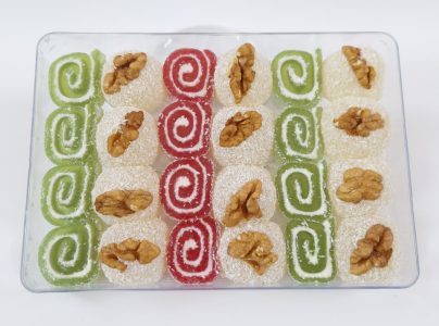 باسلوق گردویی با گلاب و عسل