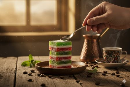 تاریخچه شیرینی پرچمی