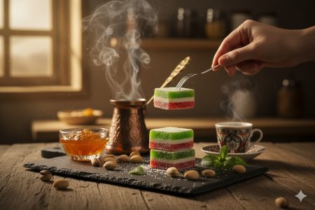 شیرینی پرچمی دسر زیبای ایرانی که همه را مجذوب خود می‌کند