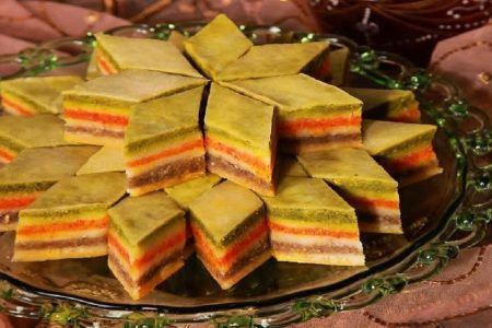 شیرینی پرچمی یک انتخاب ویژه برای جشن‌ها و مراسم‌ها